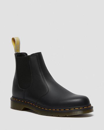 Dr Martens Vegan 2976 Felix Enkellaars Heren Zwart | NL 347RVD